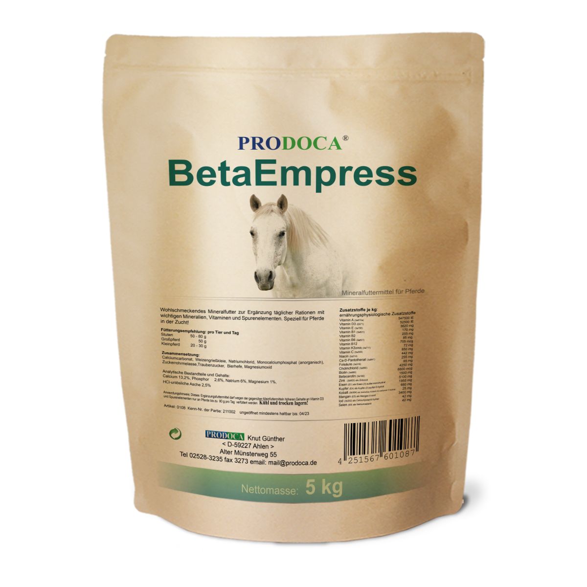 PRODOCA Beta Empress 5 KG